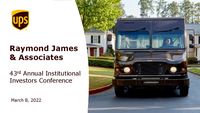 Raymond James & Associates 43rd Annual Institutional Investors Conference
