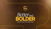 UPS Investor & Analyst Day Presentation